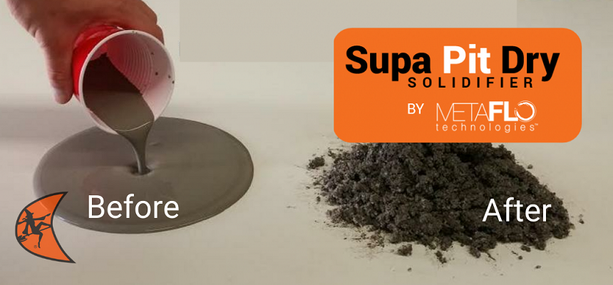 Save Time & Money with NEW Supa Pit Dry Solidifer by MetaFLO Technologies