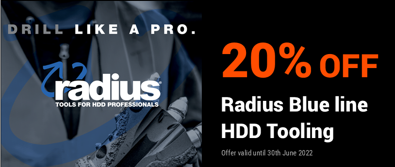 20% Off Radius Blue Line HDD Tooling