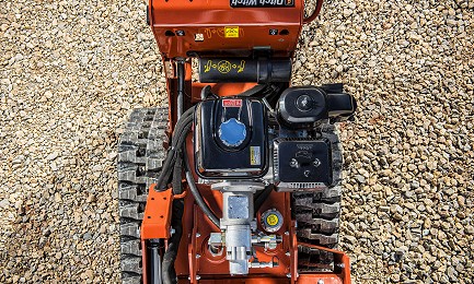 RUBBER TRACKED WALK-BEHIND TRENCHERS