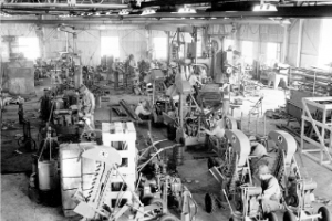 Original Ditch Witch factory floor Original Ditch Witch factory floor
